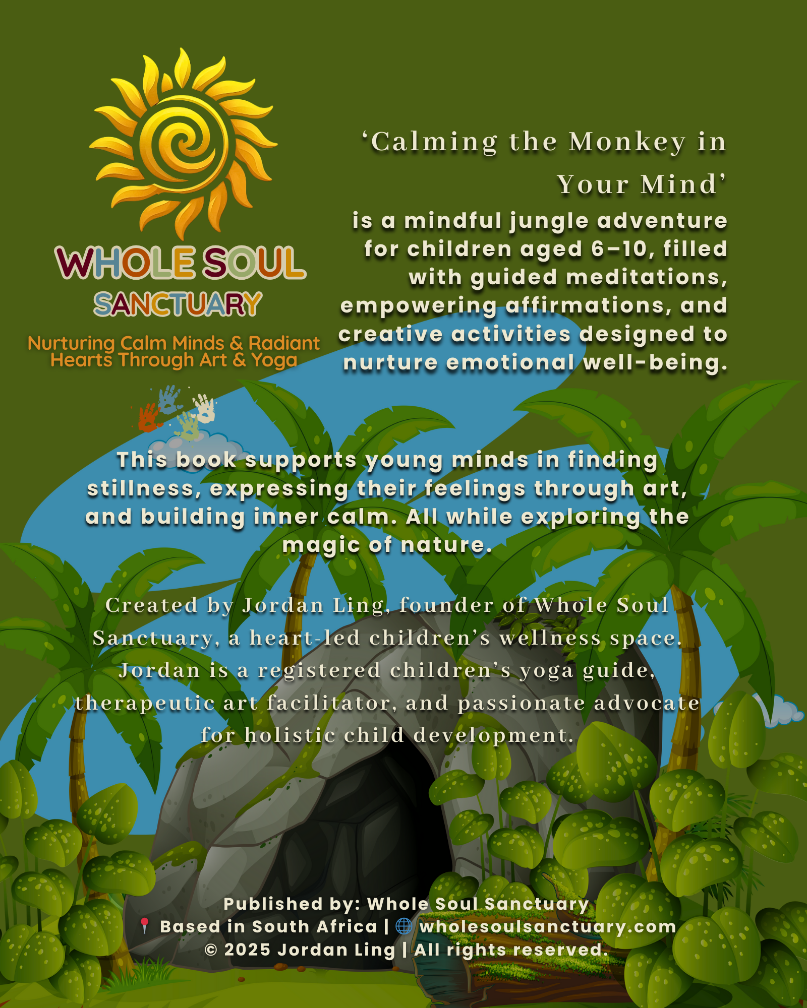 Mindfulness Activity Book for Kids 'Taming the Mind Monkey..'